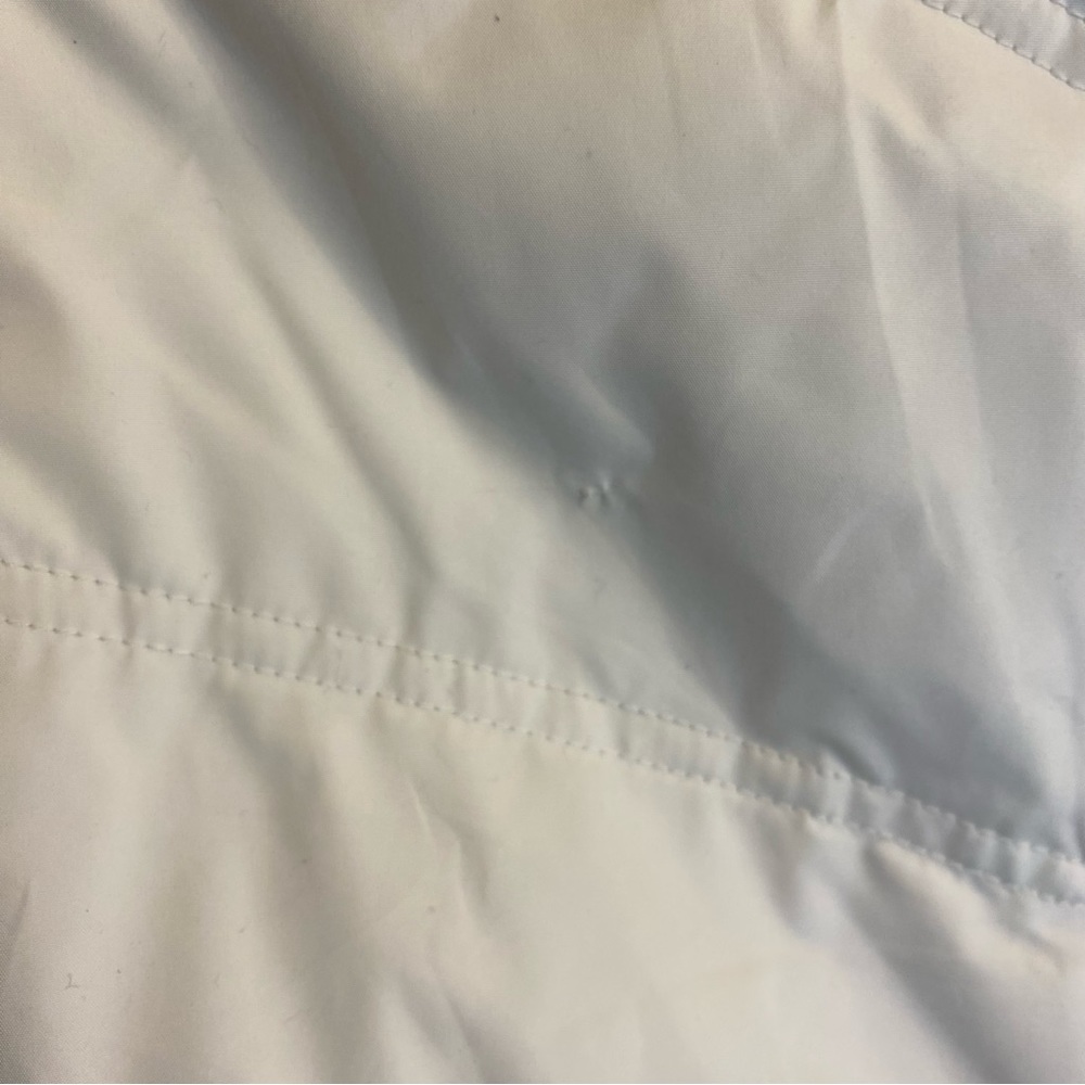 GAP White Puffer Vest Size Small Missing Hood - Picture 12 of 13